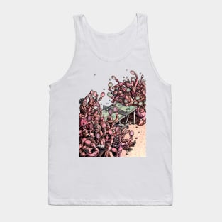 Crowded Ping Pong Game Tank Top